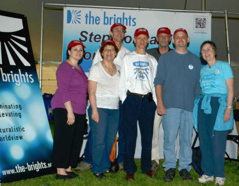 Brights volunteers at the 2012 Reason Rally